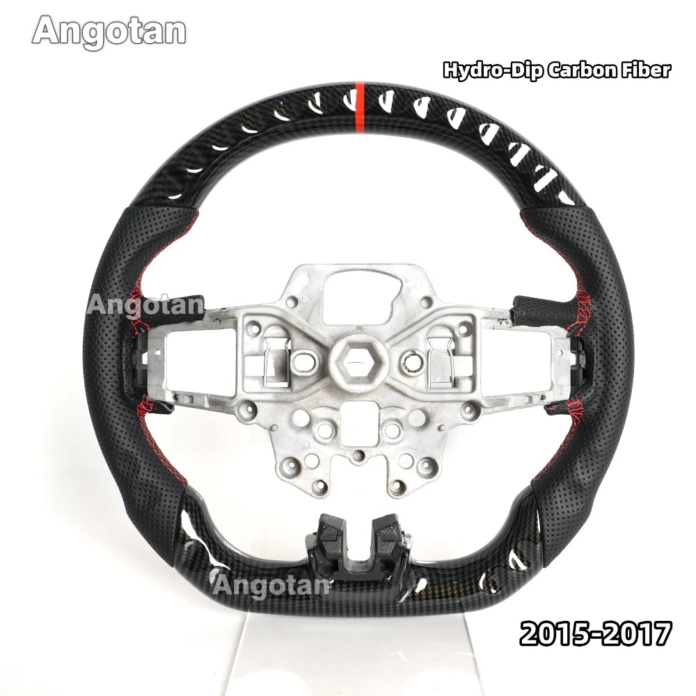 LED Carbon Fiber Steering Wheel for Ford Mustang 2015-2023
