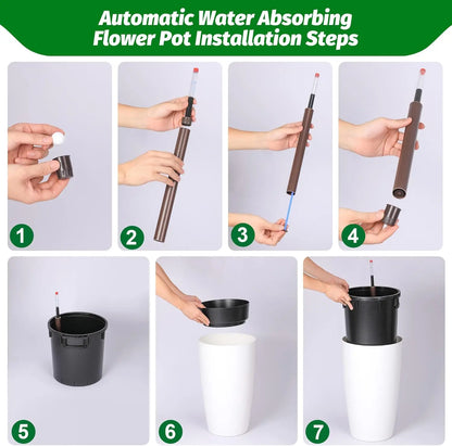 1-Pair Self-Watering Planters