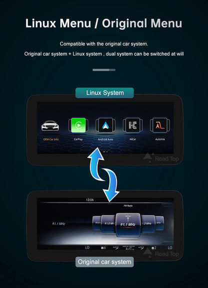 12.3 inch Ultra-thin Screen for Mercedes-Benz 2015-2018