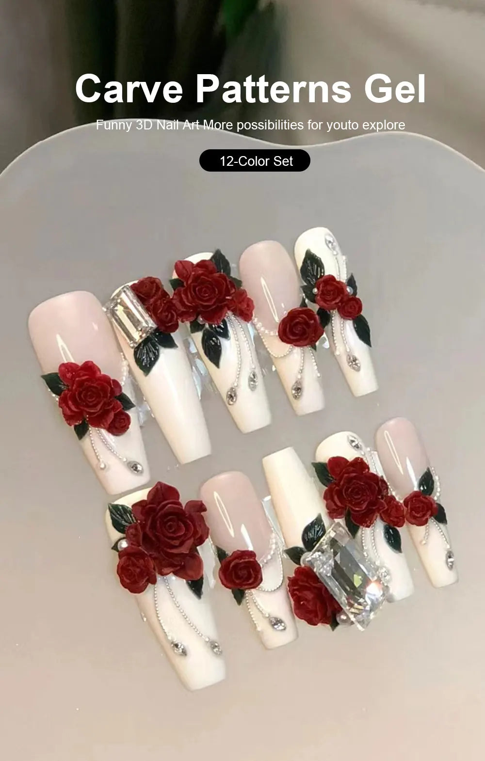 12 Color Gel for Nails