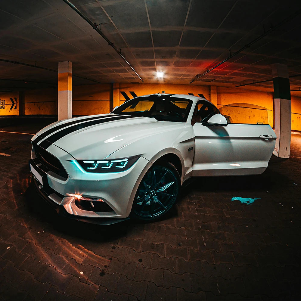 RGB Headlights For Ford Mustang 2015-2017