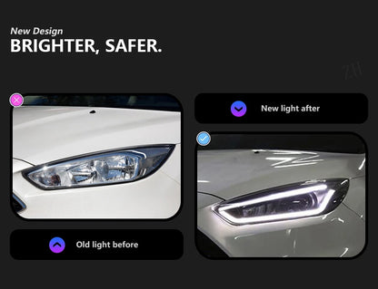 2015-2018 Focus LED Xenon Headlights