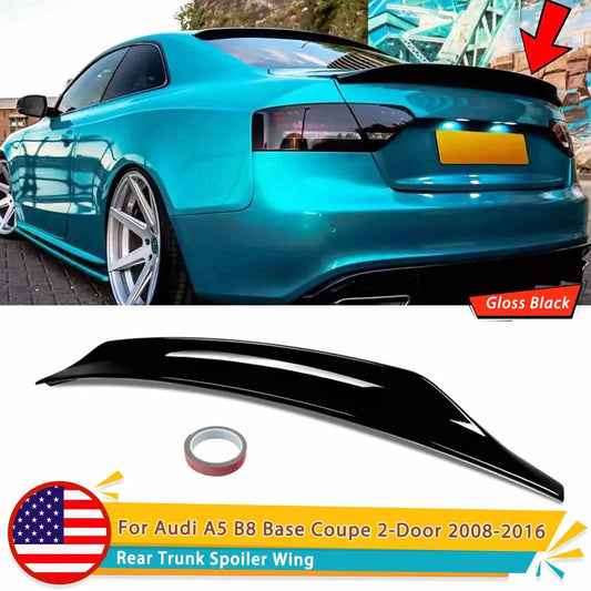 Trunk Spoiler For 2007-2016 Audi A5 B88T Coupe