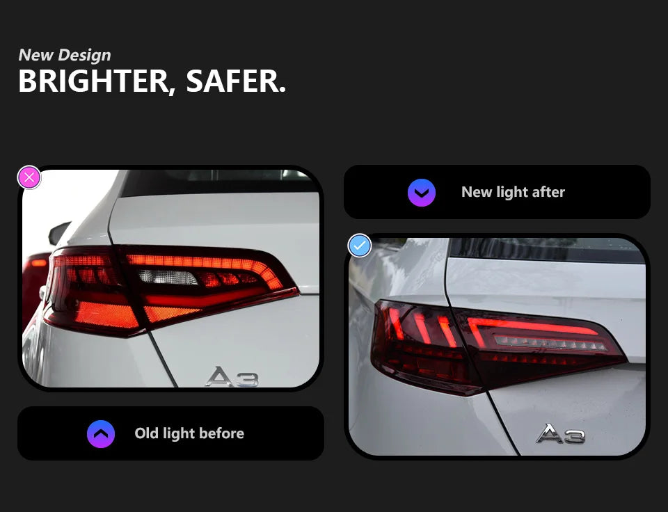 AKD LED Tail Light for Audi A3 2013-2019