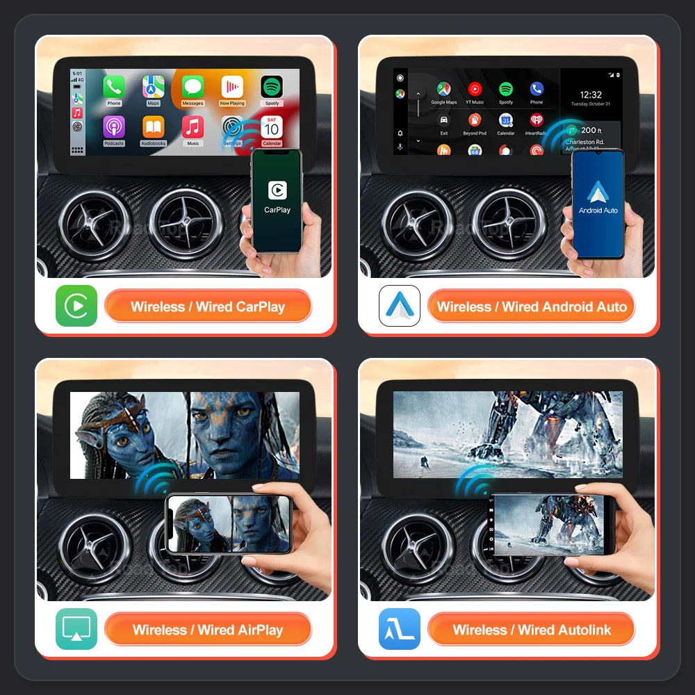 Android CarPlay Mercedes Benz CLA 2013-2015