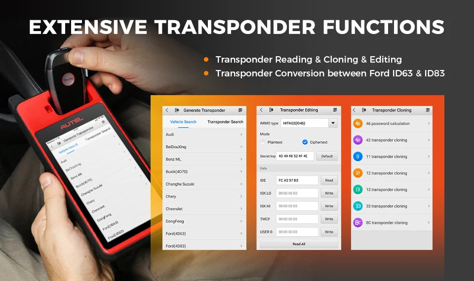 Autel MaxiIM KM100 Key Fob Programmer Immobilizer