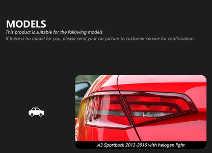 AKD LED Tail Light for Audi A3 2013-2019