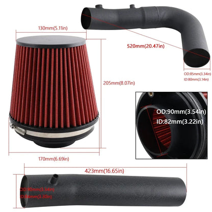 Cold Air Intake Pipe W/ Filter Kit For 2011-2023 Dodge/Chrysler 3.6 V6