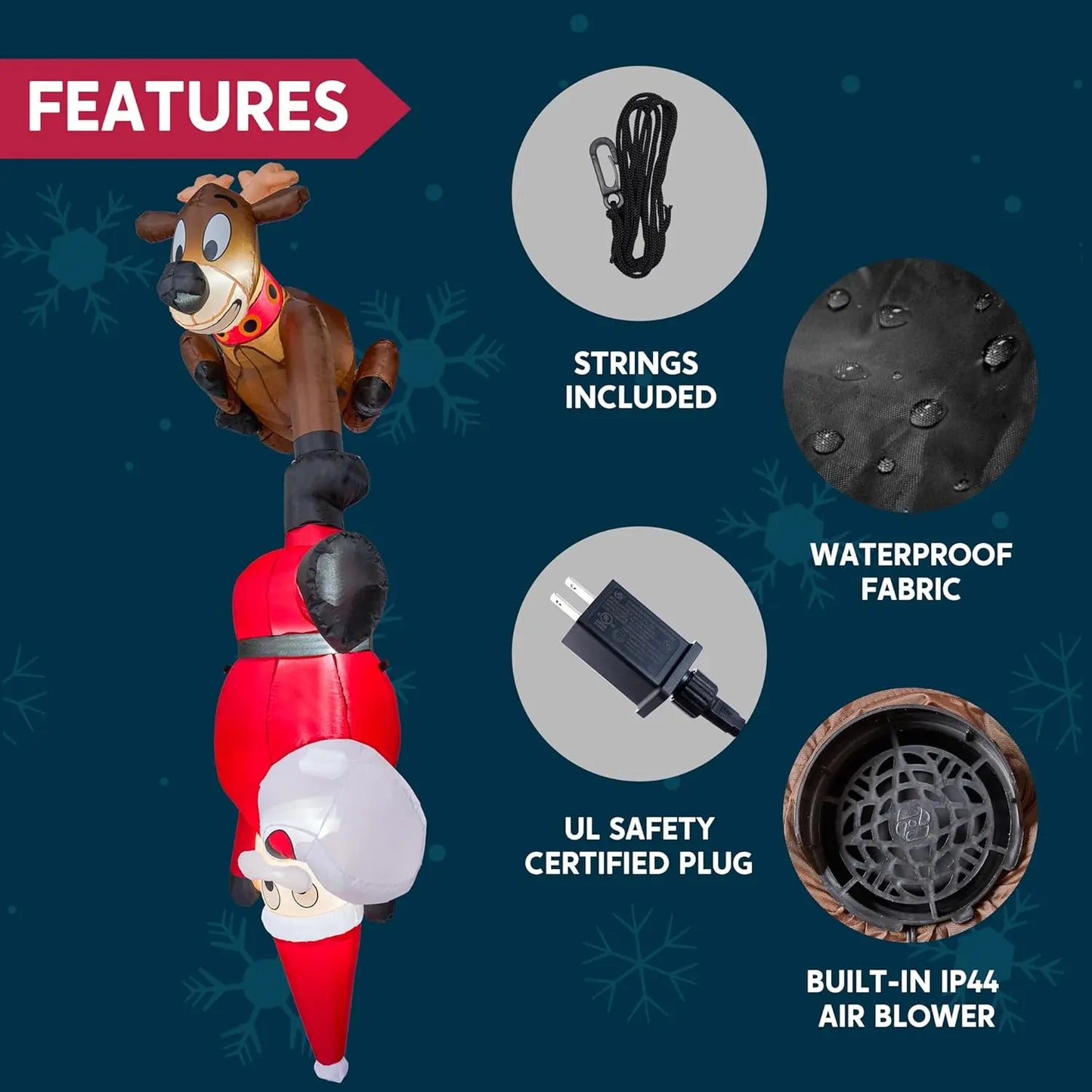 JOYFY 8 FT Hanging Inflatables