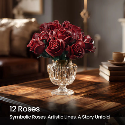 Roses Bouquet Building Set
