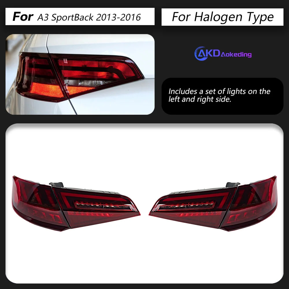 AKD LED Tail Light for Audi A3 2013-2019
