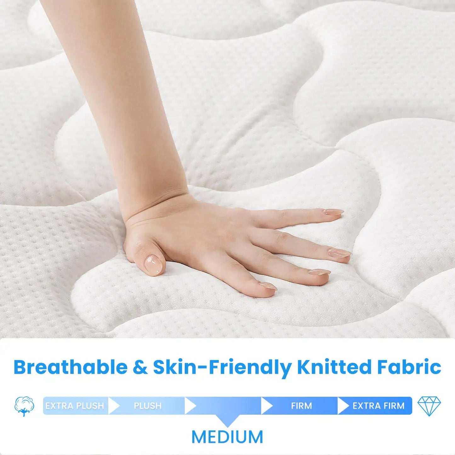 Medium Twin Gel Memory Foam Mattress