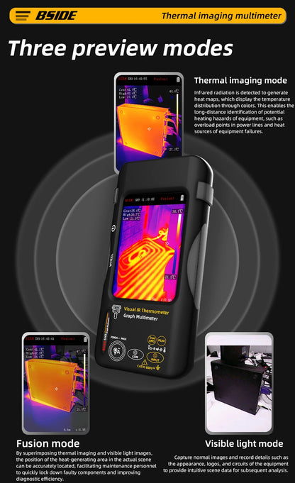 Industrial Thermal Camera 3.98Inch PCB Thermal Imager