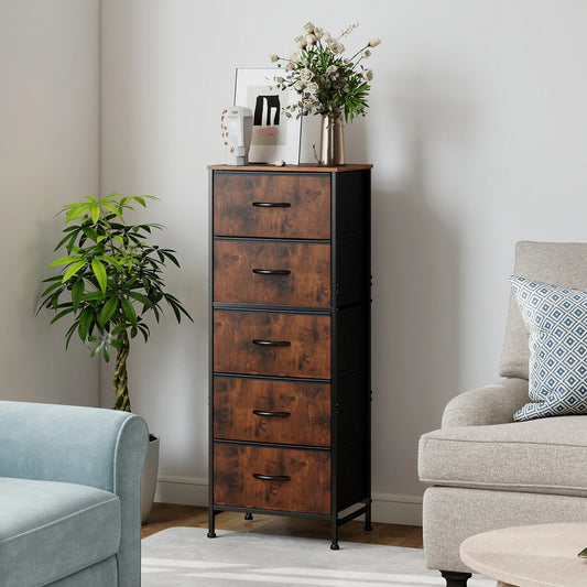 Tall Lightweight Fabric Dresser