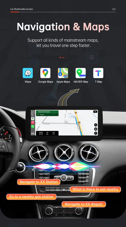 Android CarPlay Mercedes Benz CLA 2013-2015