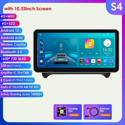 CarPlay Android Auto radio For Audi TT MK2 8J 2006-2014