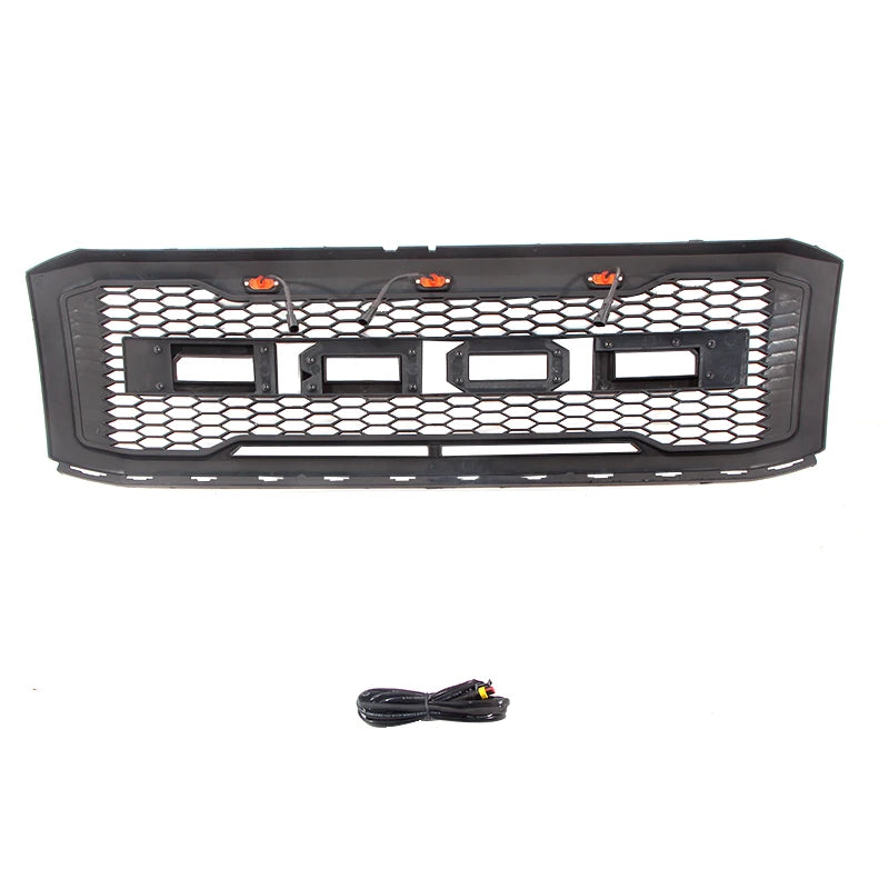 Front Grill With Led Lights Bumper Grille For Ford Expedition 2007-2014