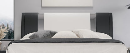 Queen Modern Faux Leather Adjustable Bed Frame