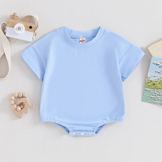 1Pc Solid Color Onesie 3-18m