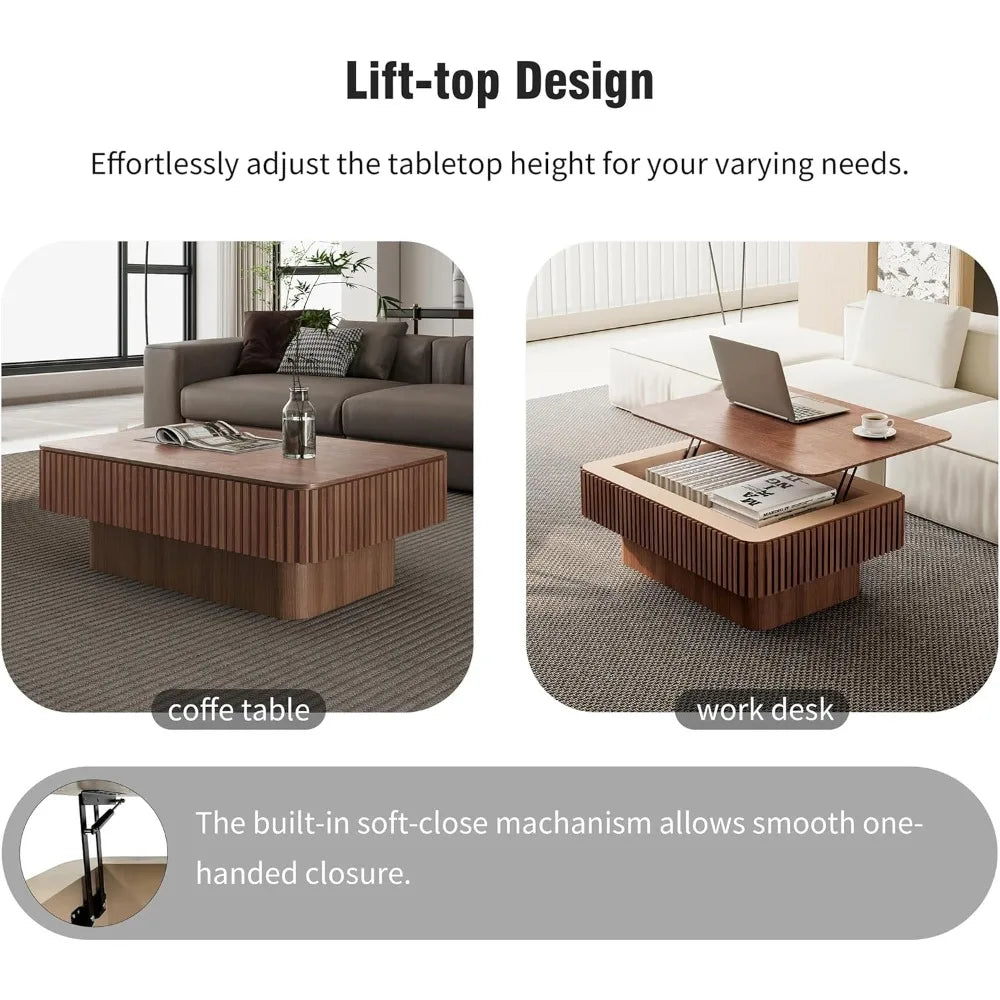 39" Square Lift Coffee Table