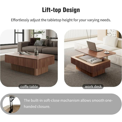 39" Square Lift Coffee Table
