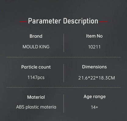 Mould King 10211 Motorized Radial Aviation