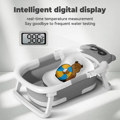 Cushioned Bathing Tub W/ Temp Sensor