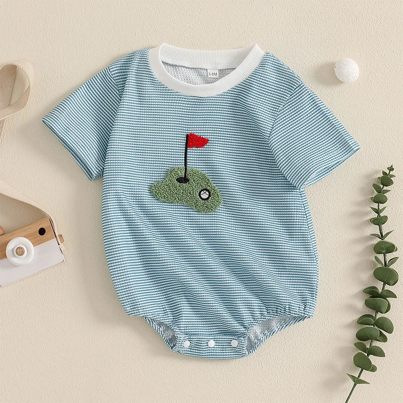 1Pc Golf Course Green Onesie