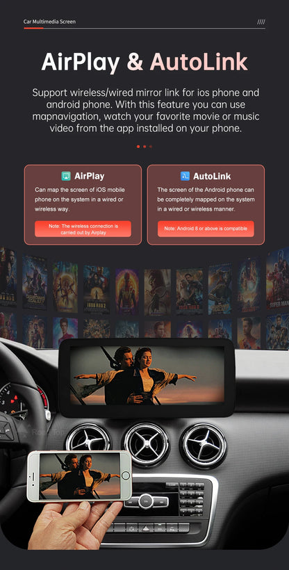 Android CarPlay Mercedes Benz CLA 2013-2015