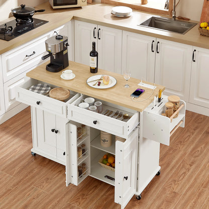 60" Mobile Kitchen Cabinet