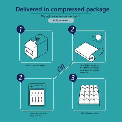 3" Japanese Floor Mattress