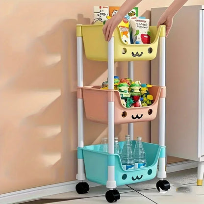 Multi-Tier Rolling Storage Cart