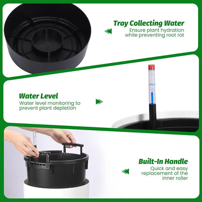 1-Pair Self-Watering Planters