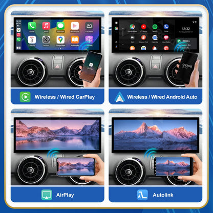 12.3inch Multimedia Player Carplay Display For Audi 2012-2018