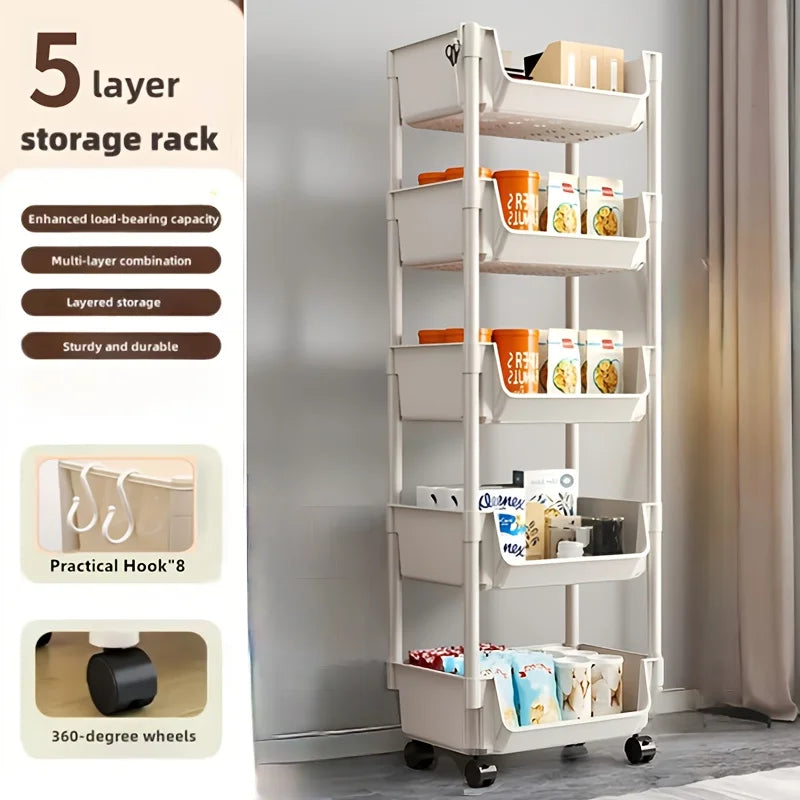 Multi-Tier Rolling Storage Cart