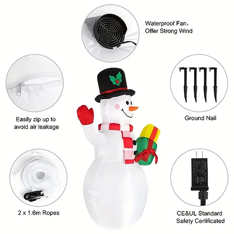 5FT Inflatable Snowman