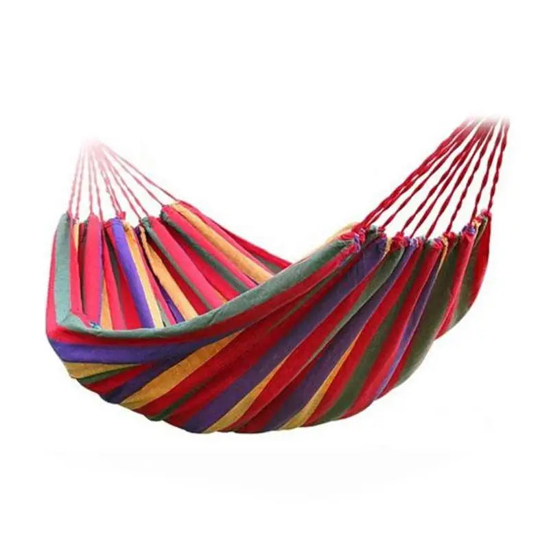 1-2 Person Cotton Rainbow Hammock