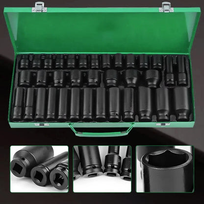 35pcs Professional Heavy-Duty 1/2" Impact Socket Set