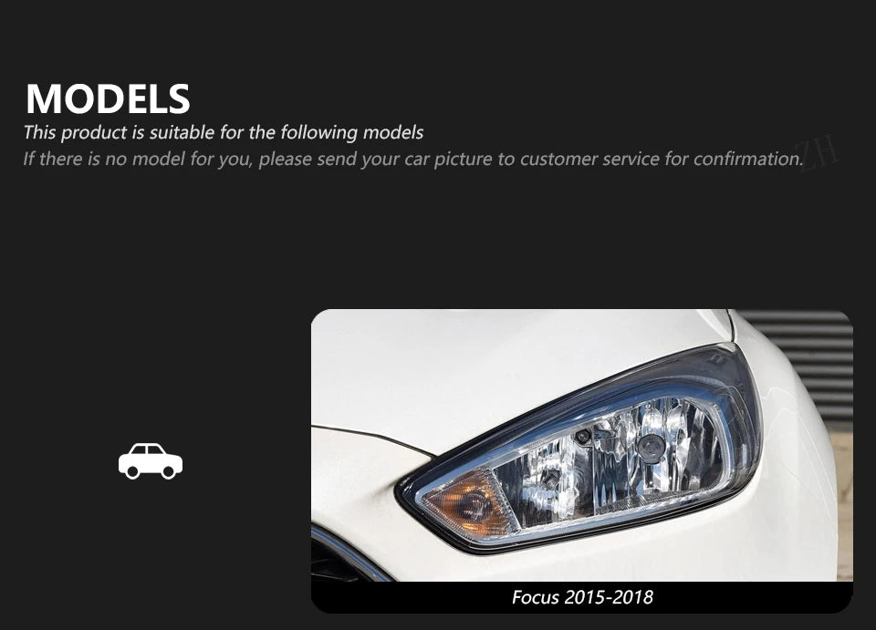 2015-2018 Focus LED Xenon Headlights
