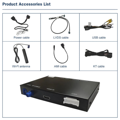 Wireless CarPlay Android Auto Interface for Audi A8 2012-2018,