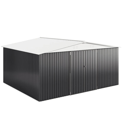 12x14FT Heavy Duty Steel Shed