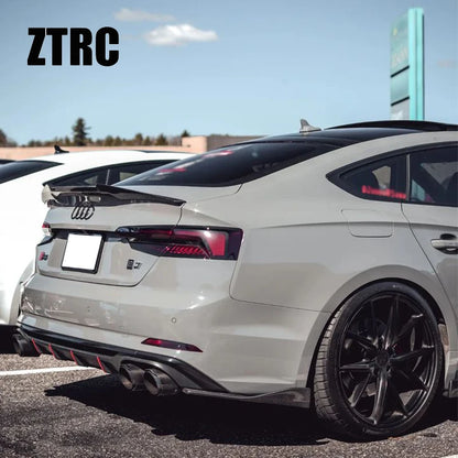Carbon fiber Rear Spoiler For AUDI A5 S5 RS5  2016-2024