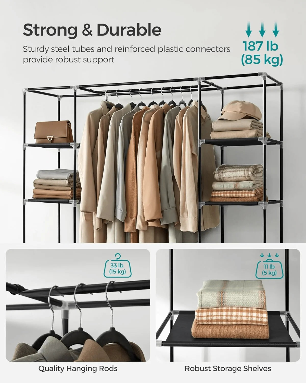 Wardrobe Organizer Portable Wardrobe