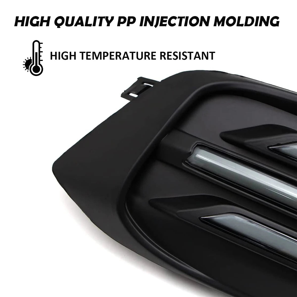 Carbon Fiber Rear Bumper Fog Lights For Honda Civic 10th Gen 2016-2020