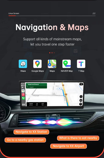 12.3'' Linux Multimedia Display For Audi A6 A7 2011-2018