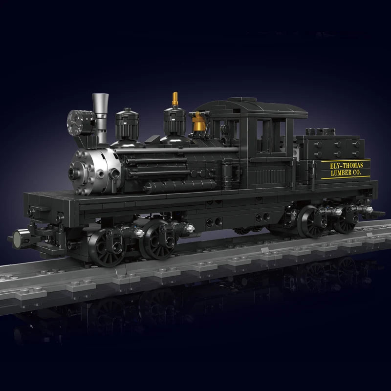 Mould King 12032 Steam Locomotive Building Block Assembly