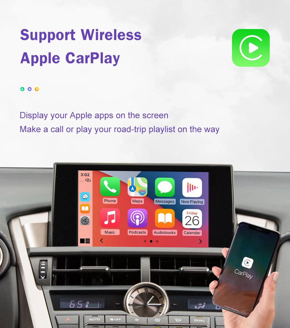Wireless CarPlay Android Auto for Lexus 2014-2019