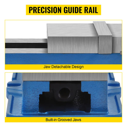 6 inch Lock Vise for Precision, Milling Vice with 6 Inch Jaw for Drill Press