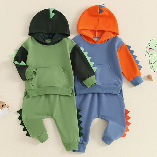 2Pc Dinosaur Sweat Set 12m-4T
