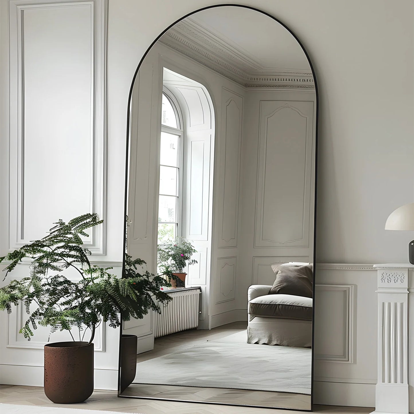 76"x34" Arch Floor Mirror
